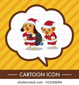 santa claus theme elements