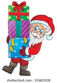 Imagen temática de Santa Claus 1 - ilustración vectorial eps10.