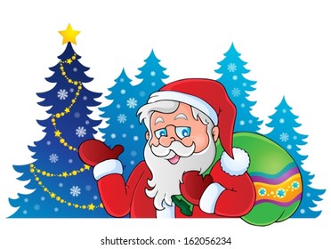 Santa Claus theme image 6 - eps10 vector illustration.