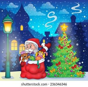 Santa Claus topic image 3 - eps10 vector illustration.