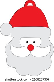 Santa Claus toy with a beard and a hat
