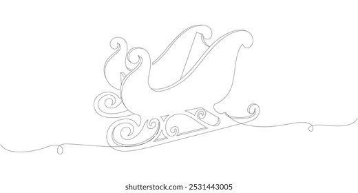 Design vetorial de ilustração de trem do Papai Noel