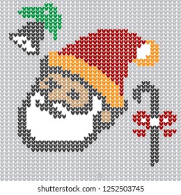 Santa Claus Ugly Knitted Pattern 