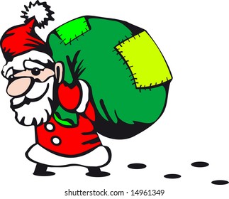 Santa claus. Vector