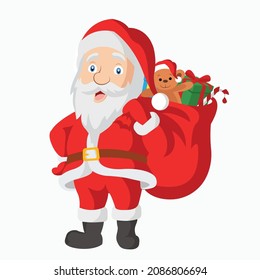 Santa Claus Vector Cartoon Art