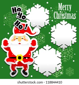 Santa claus vector cartoon illustration