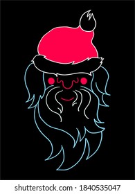 Santa claus vector character design
