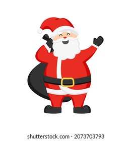 santa claus vector para navidades