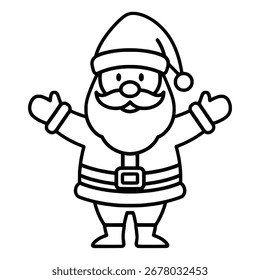 Vector de Santa Claus para Navidades