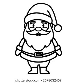 Vector de Santa Claus para Navidades