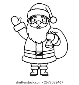 Weihnachtsmann Vektor für Weihnachten