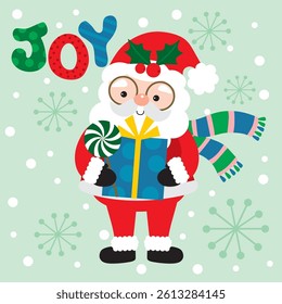 Santa Claus Vector For Christmas Card or Bag design