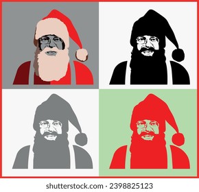 santa claus vector -  vector desing papanoel merry christmas