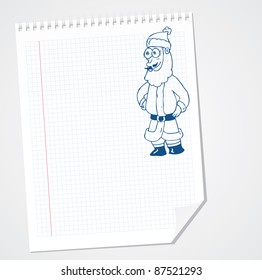 Santa Claus Vector Doodle