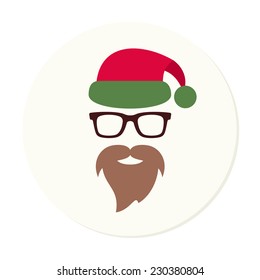 Santa Claus vector icon