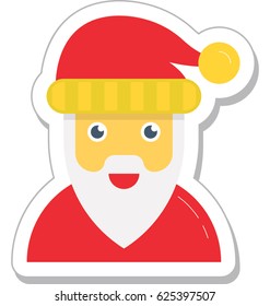 Santa Claus Vector Icon 