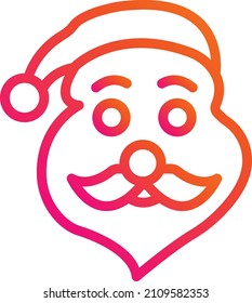 Santa claus Vector Icon Design Illustration