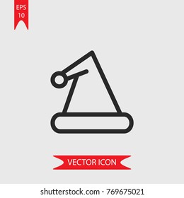Santa claus vector icon, illustration symbol