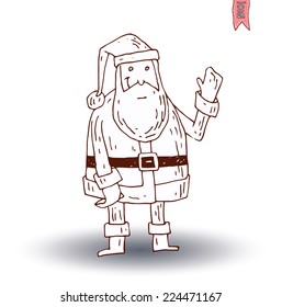    Santa Claus. vector illustration.