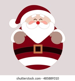 Santa Claus  vector illustration .