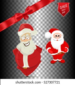 Santa Claus. Vector Illustration.