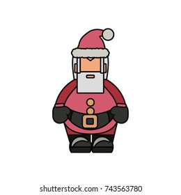 santa claus  vector illustration