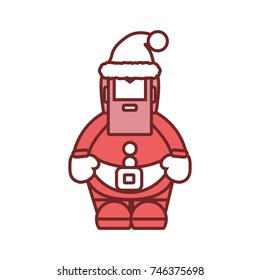 santa claus  vector illustration