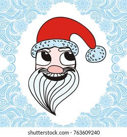 Santa Claus. Vector illustration.