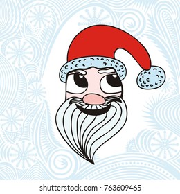 Santa Claus. Vector illustration.