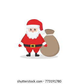 Santa Claus. Vector illustration.