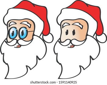 santa claus vector illustration character