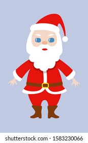 Santa Claus. Vector illustration in chibi style