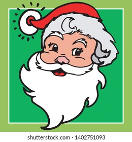 santa claus vector illustration for Christmas day