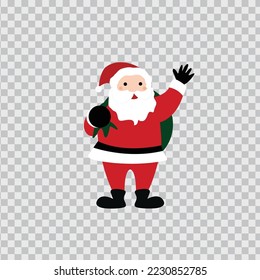 diseño de ilustración vectorial de santa claus