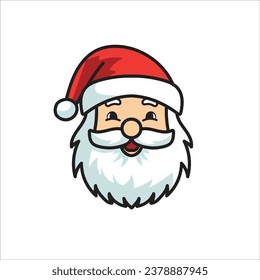 Dibujo de ilustración vectorial de Santa Claus
