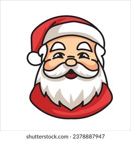 Dibujo de ilustración vectorial de Santa Claus