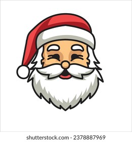 Dibujo de ilustración vectorial de Santa Claus