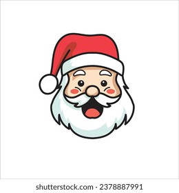 Dibujo de ilustración vectorial de Santa Claus