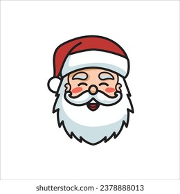 Dibujo de ilustración vectorial de Santa Claus