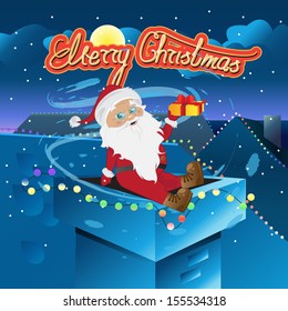 Santa Claus - Vector Illustration, Graphic Design Useful For Your Design.