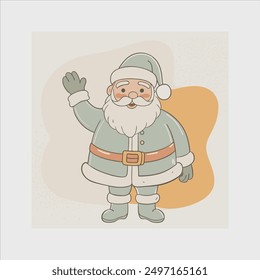 Santa Claus vector illustration icon