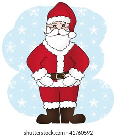 Santa claus. Vector illustration III.