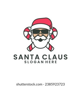 Santa Claus vector illustrations design icon logo