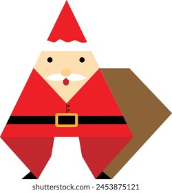 Santa claus vector image for background or project