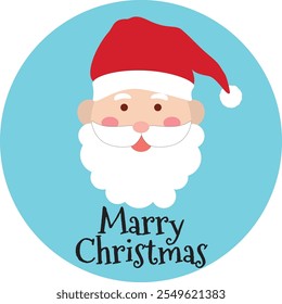 Santa Claus vector image, usually used to make Christmas greetings or other advertisements.