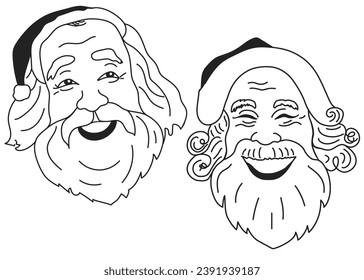 Santa Claus. Vector image for your decor