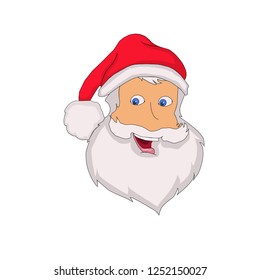 santa claus vector. mary cristmas. santa claus design. new year 2019.