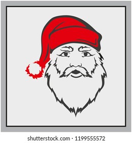 Santa claus vector, merry christmas