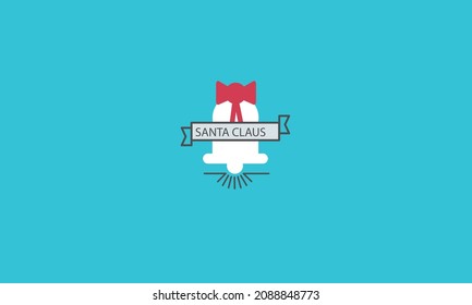 Santa Claus vector template design	
