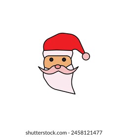 santa claus vector type icon